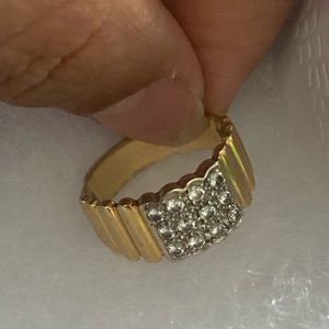 18K diamond ring